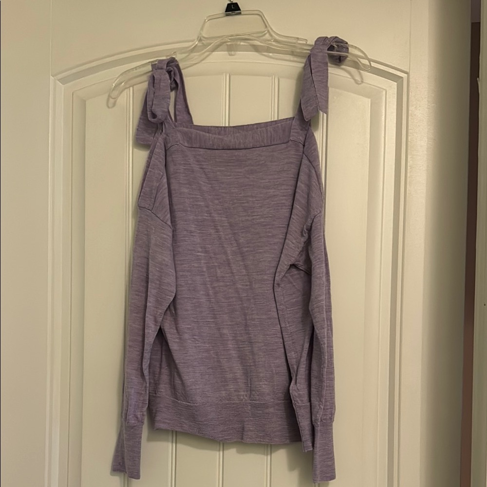 Lavender Off-Shoulder Top